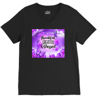 Thankful Greatful Blessed V-neck Tee | Artistshot