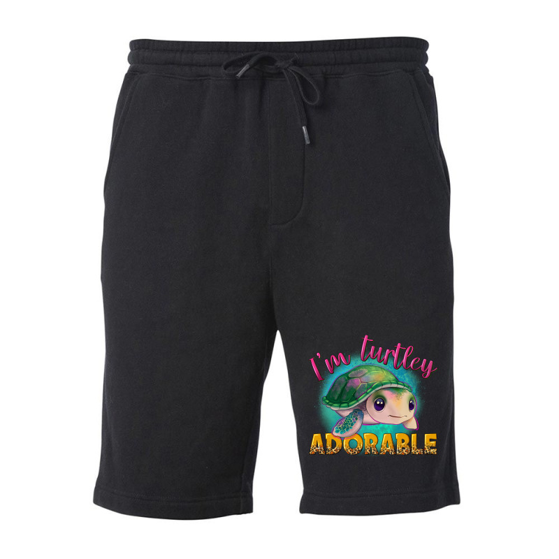 I'm Turtley Adorable Fleece Short | Artistshot