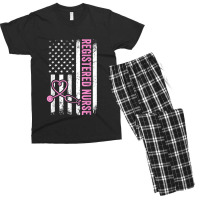 America Flag  Nursing  Patriotic Nurse  Registered Nurse Men's T-shirt Pajama Set | Artistshot