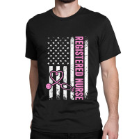 America Flag  Nursing  Patriotic Nurse  Registered Nurse Classic T-shirt | Artistshot