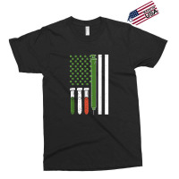 American Flag Irish Nurse Syringe Shamrock St Patricks Day Exclusive T-shirt | Artistshot