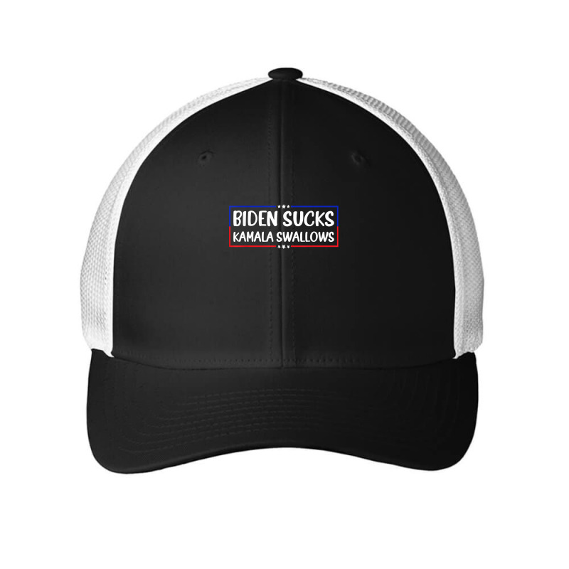 Biden Sucks Kamala Swallows Funny Biden And Kamala T Shirt Mesh Cap | Artistshot