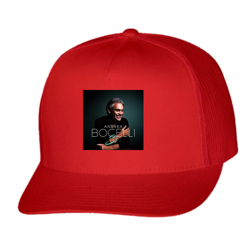 Andrea Bocelli -  Italian Operatic Tenor And Multi-instrumentalist Trucker Cap by whisker | Artistshot