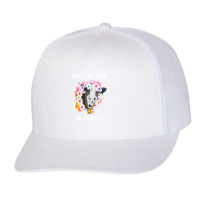 Cow Mooey Farm Farmer Farming Meat Milk Black Cows Heifer Daisy Cattle Trucker Cap | Artistshot