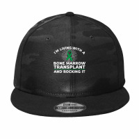 Funny Bone Marrow Transplant Design Bmt Survivors Donors T Shirt Camo Snapback | Artistshot