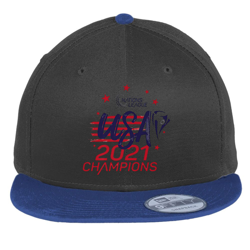 Nations League Usa 2021 Champions Flat Bill Snapback Cap by captigajari | Artistshot