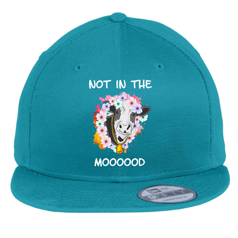 Cow Mooey Farm Farmer Farming Meat Milk Black Cows Heifer Daisy Cattle Flat Bill Snapback Cap by stress | Artistshot