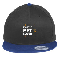 Exotic Pet Lover Flat Bill Snapback Cap | Artistshot