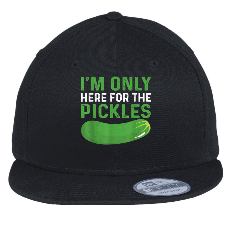 Funny Pickles Design Vegetable Snacks Saying Pickle T Shirt Flat Bill Snapback Cap by tandonwelters | Artistshot