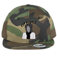 Cat People Horror Flat Bill Snapback Cap | Artistshot