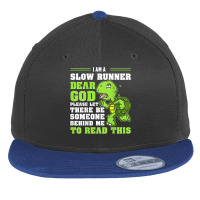 I'm A Slow Runner Turtle Funny Marathon Running Run Gift T Shirt Flat Bill Snapback Cap | Artistshot