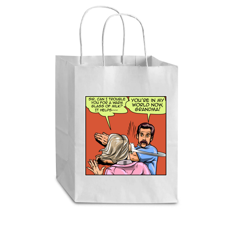 Warm Milk Slap   Ben Stiller Cub Paper Bag - 8 X 4 1/2 X 10 1/4 | Artistshot