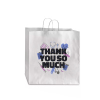 World Health Day Mental Health Awareness Thank You Nurses T Shirt Jumbo Paper Bag - 18 X 7 X 18 3/4 | Artistshot