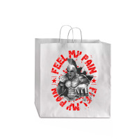 Gladiator Feel My Pain Mma Fighter Spartan Warrior Boxing Premium Jumbo Paper Bag - 18 X 7 X 18 3/4 | Artistshot