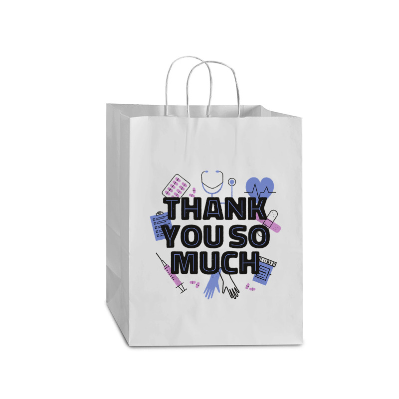 World Health Day Mental Health Awareness Thank You Nurses T Shirt Mart Paper Bag -13 x 7 x 17 by LoriMccarty89 | Artistshot