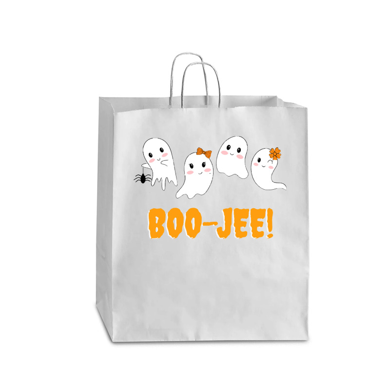 Halloween T  Shirt Boo  Jee! Ghosts Halloween T  Shirt Queen Paper Bag - 16 X 6 X 19 1/4 | Artistshot