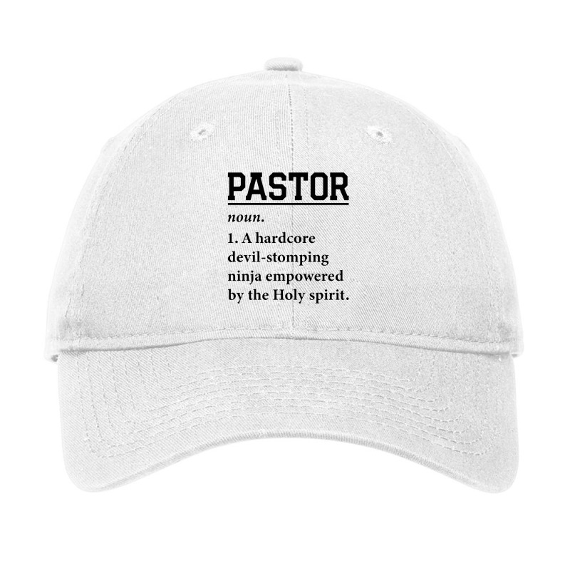 Pastor Definition Adjustable Cap by halahbohk | Artistshot