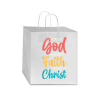 Jesus A Child Of God A Woman Of Faith A Warrior Of Christ Star Paper Bag - 13 X 7 X 13 | Artistshot