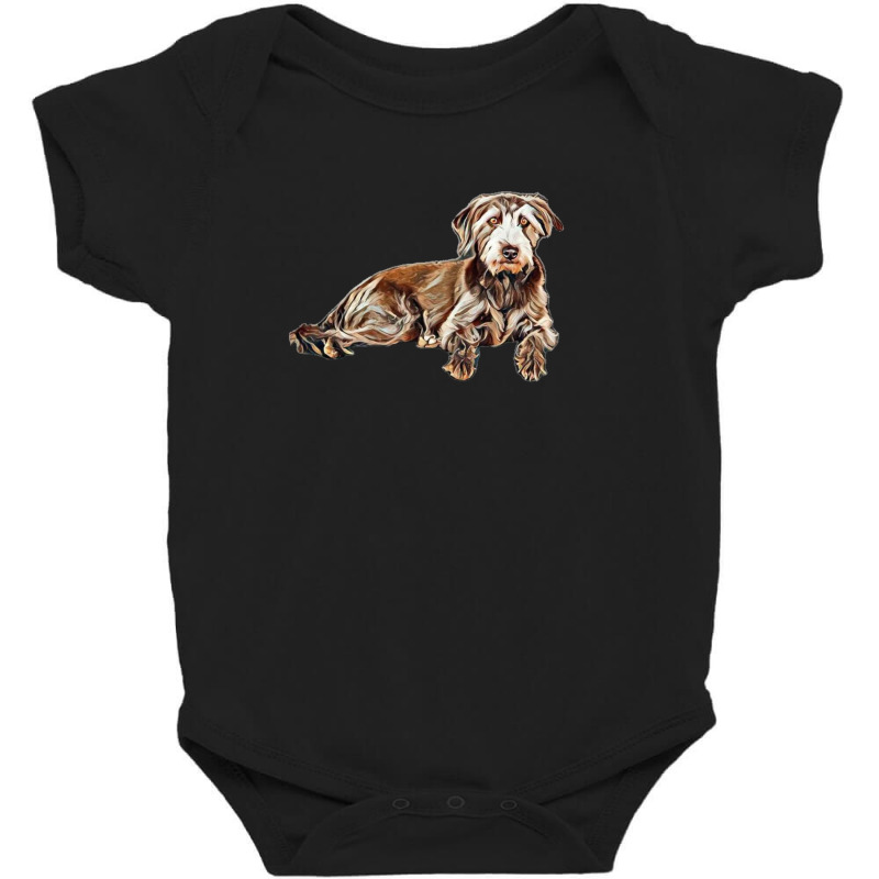 Adult Mixed Breed Terrier Dog Baby Bodysuit by Kemnabi | Artistshot