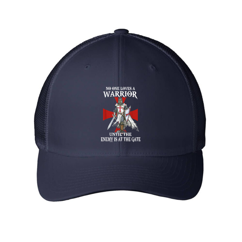 Knight Templar Christian Warrior Men Until The Enemy At Gate T Shirt Mesh Cap | Artistshot