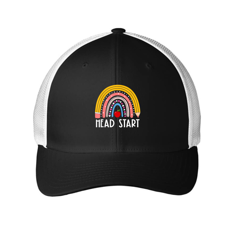 Rainbow Pencil Head Start Funny Teacher Life Back To School T Shirt Mesh cap by gillanbepicaia | Artistshot