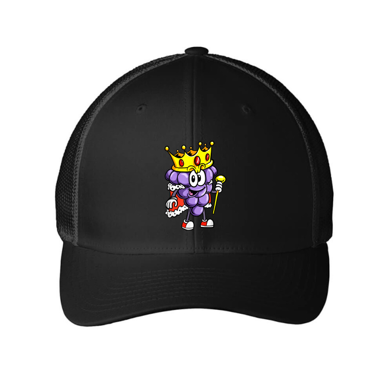 Winemaker Wine Lover Wine Drinker Grape With Crown T Shirt Mesh Cap | Artistshot