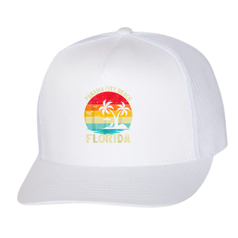 Family Vacation Vintage Retro Florida Panama City Beach T Shirt Trucker Cap by tandonwelters | Artistshot