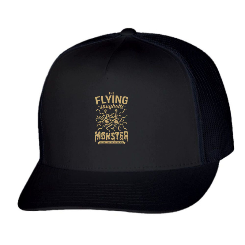 The Flying Spaghetti Monster Trucker Cap by saterseim | Artistshot