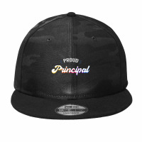 Proud Principal Head Teacher School Headmaster Camo Snapback | Artistshot