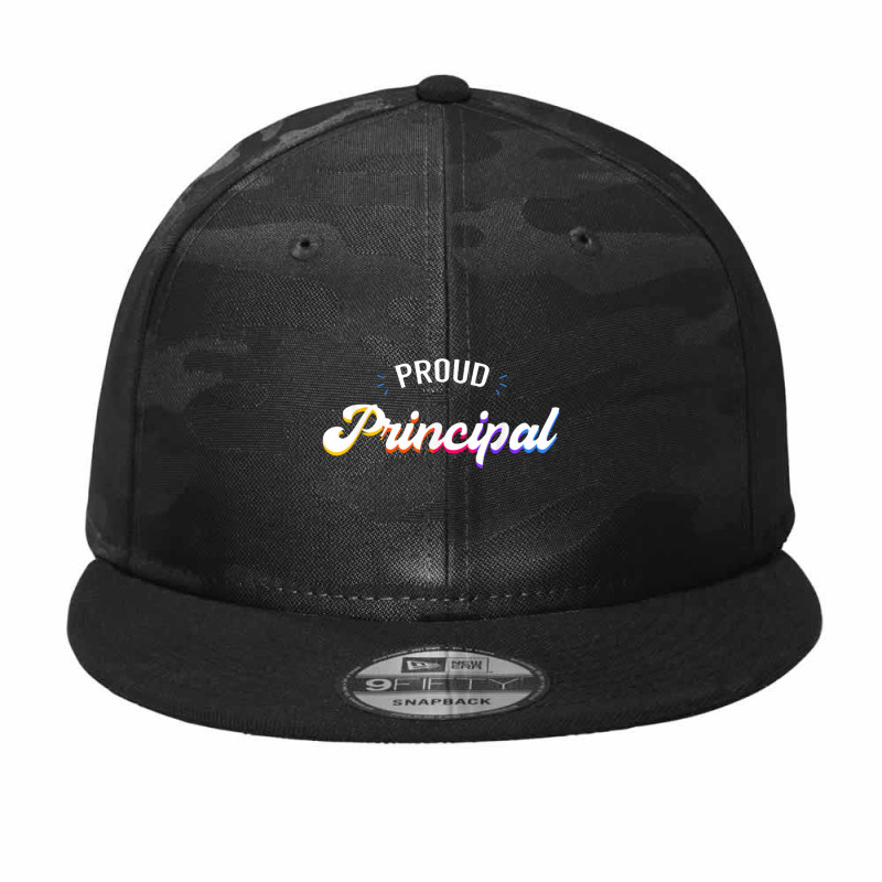 Proud Principal Head Teacher School Headmaster Camo Snapback by dwindupadi | Artistshot