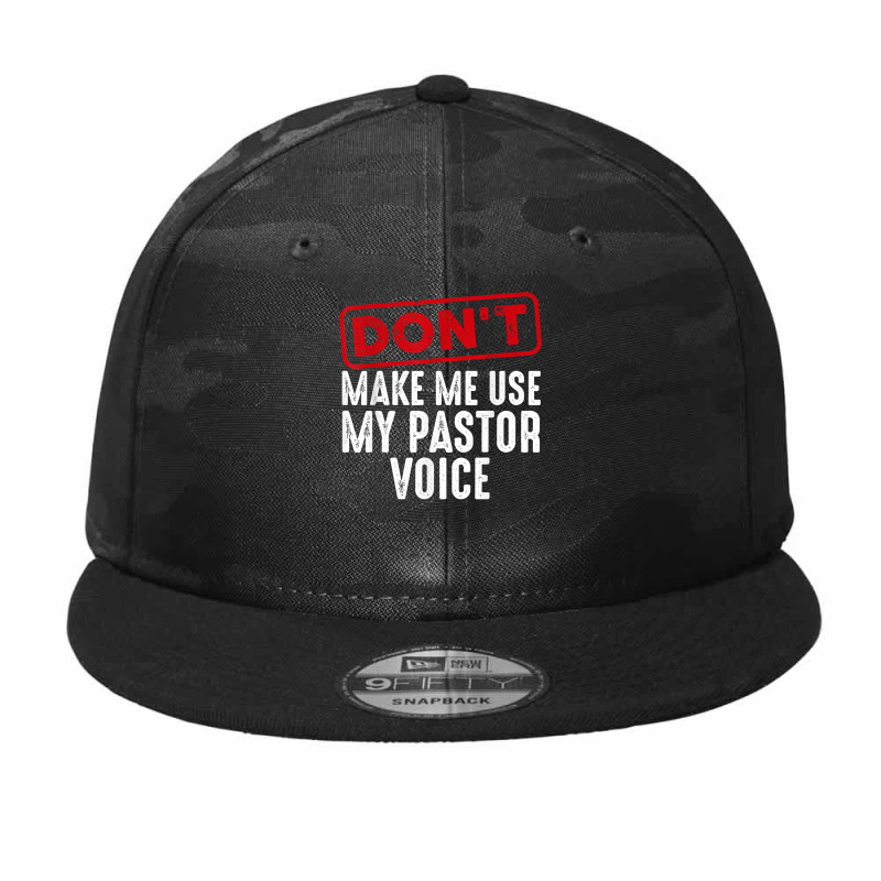 Funny Pastor Art For Men Women Christian Preacher Priest T Shirt Camo Snapback by erinlorrai | Artistshot