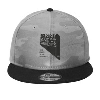 Lyrics By Lennon And Mccartney   Penny Lane T Shirt Camo Snapback | Artistshot