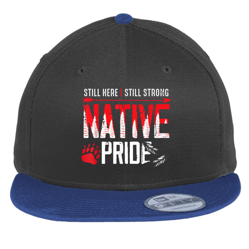 Native American Heritage Indigenous Pride Native American Flat Bill Snapback Cap by hadiwarnokudus | Artistshot