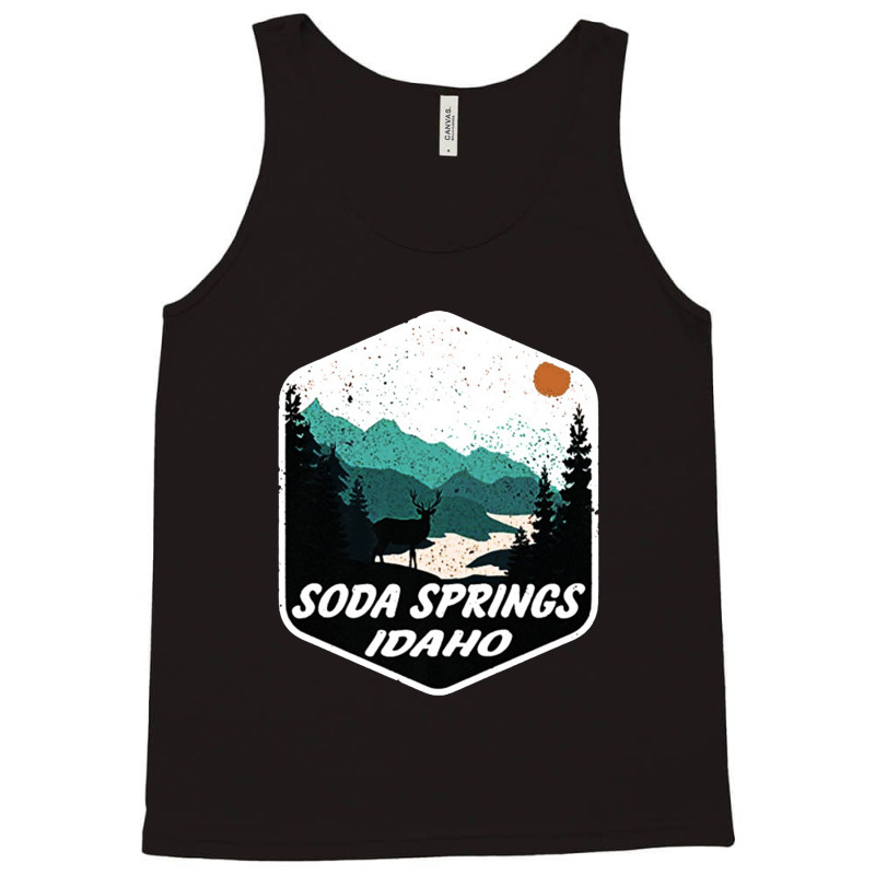 Soda Springs Idaho Id Mountains Hike Hiking Tank Top | Artistshot