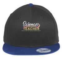 Back In My Day We Had Nine Planets   Retro Science Teacher T Shirt Flat Bill Snapback Cap | Artistshot