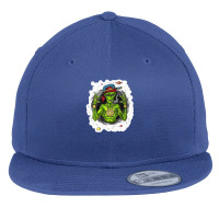 Green Face Kathakali Dancer Full 57048758 Flat Bill Snapback Cap | Artistshot