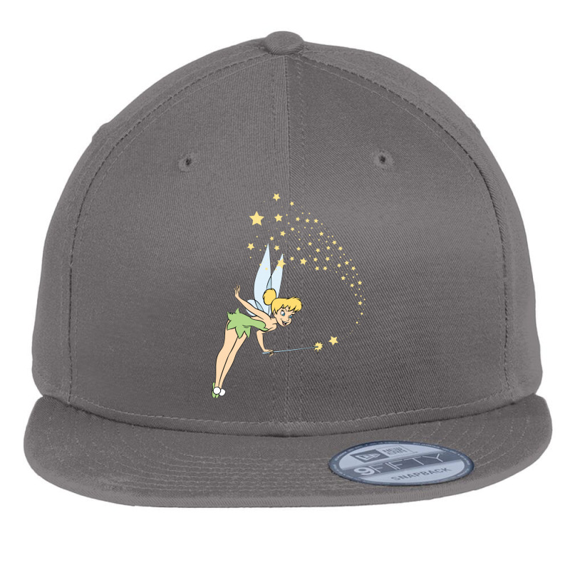 Tinkerbell Magic Flat Bill Snapback Cap by tullalmadha | Artistshot