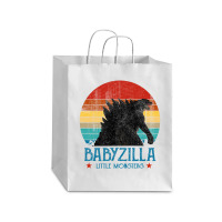 Personalised Matching Daddy And Me, Dadzilla Father Of The Monsters, F Debie Paper Bag - 10 X 5 X 13 | Artistshot