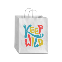 Keep It Wild Kids   Kids Funny Debie Paper Bag - 10 X 5 X 13 | Artistshot