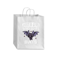 Just A Girl Who Loves Bats Cute Bat Costume Debie Paper Bag - 10 X 5 X 13 | Artistshot