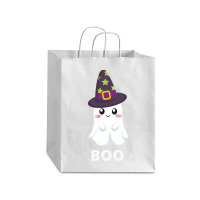 Cute Ghost Halloween T  Shirt Cute Halloween Ghost T  Shirt Debie Paper Bag - 10 X 5 X 13 | Artistshot