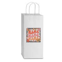 Groovy Mama One Thankful Mama Thanksgiving Mors Day , Best Gift, Costu Double Wine Paper Bag - 6 1/2 X 3 1/2 X 12 3/8 | Artistshot