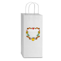 Rosh Hashanah Definition Jewish New Year T Shirt Double Wine Paper Bag - 6 1/2 X 3 1/2 X 12 3/8 | Artistshot