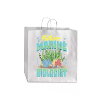 Future Marine Biologist Ocean Life Marine Biology Student Jumbo Paper Bag - 18 X 7 X 18 3/4 | Artistshot