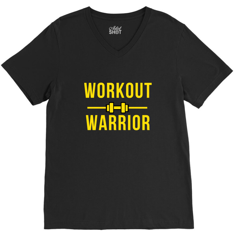 Workout Warrior V-neck Tee | Artistshot