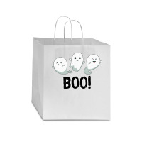 Halloween T  Shirt Boo! Ghosts! T  Shirt Star Paper Bag - 13 X 7 X 13 | Artistshot