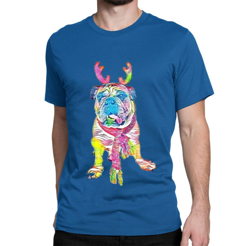 Funny Photo Of A Bulldog Bree Classic T-shirt by Kemnabi | Artistshot