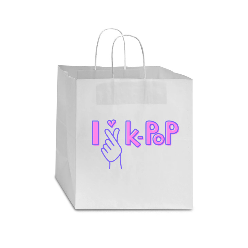 Cool,i,love,k Pop Star Paper Bag - 13 X 7 X 13 | Artistshot