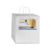 Vintage Sailing Sailboat Sail   Charleston South Carolina Tank Top Star Paper Bag - 13 X 7 X 13 | Artistshot