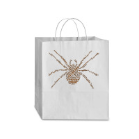 Halloween T  Shirt Sparkly Halloween Wordcloud Spider T  Shirt Traveler Paper Bag -13 X 6 X 15 3/4 | Artistshot